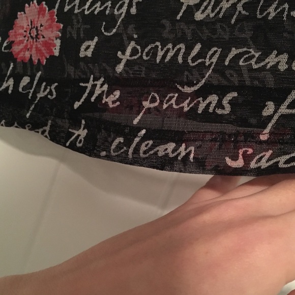 Bebe sheer romantic top - Picture 5 of 5